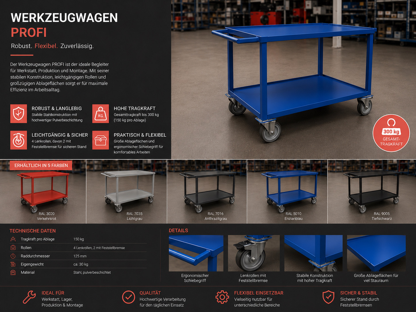 Werkzeugwagen PROFI